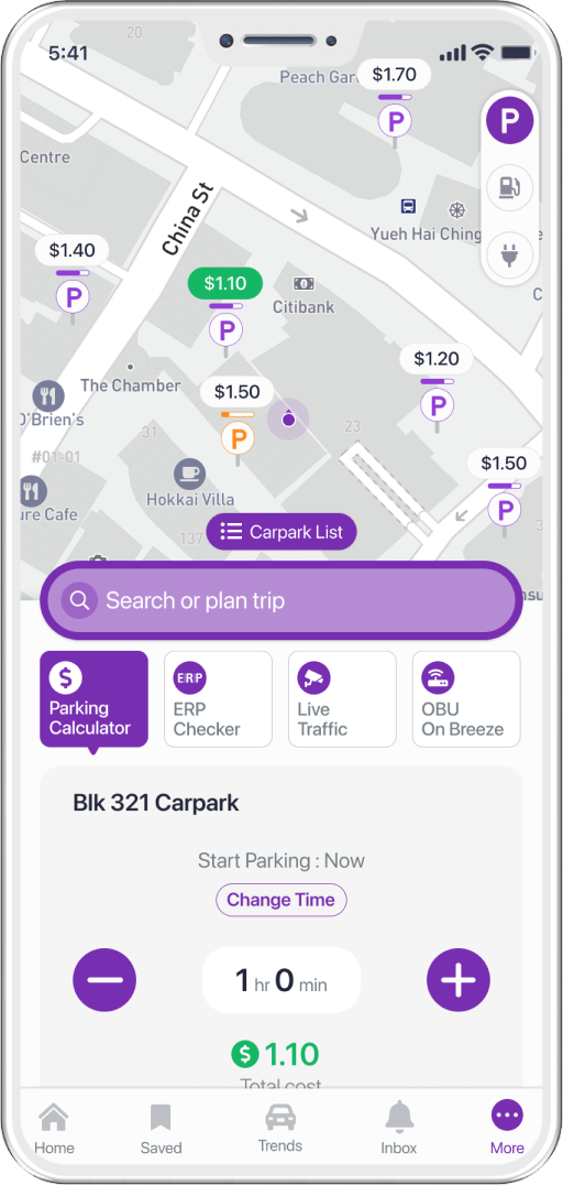 Save time and money on Parking & ERP | Breeze Drive & Park App