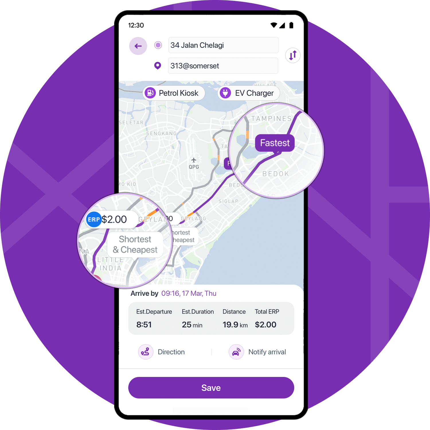 shortest and cheapest routes